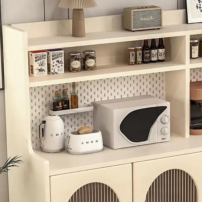 Armoires de salon de luxe européennes avec portes en verre