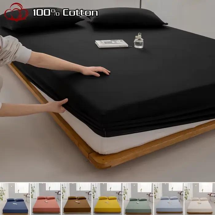 Drap-housse en coton doux