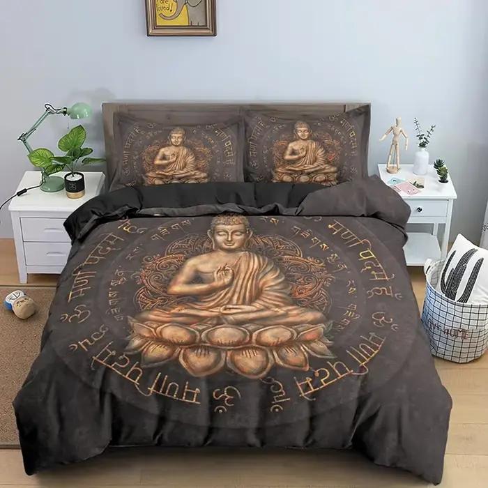 Parure de lit familiale bouddha