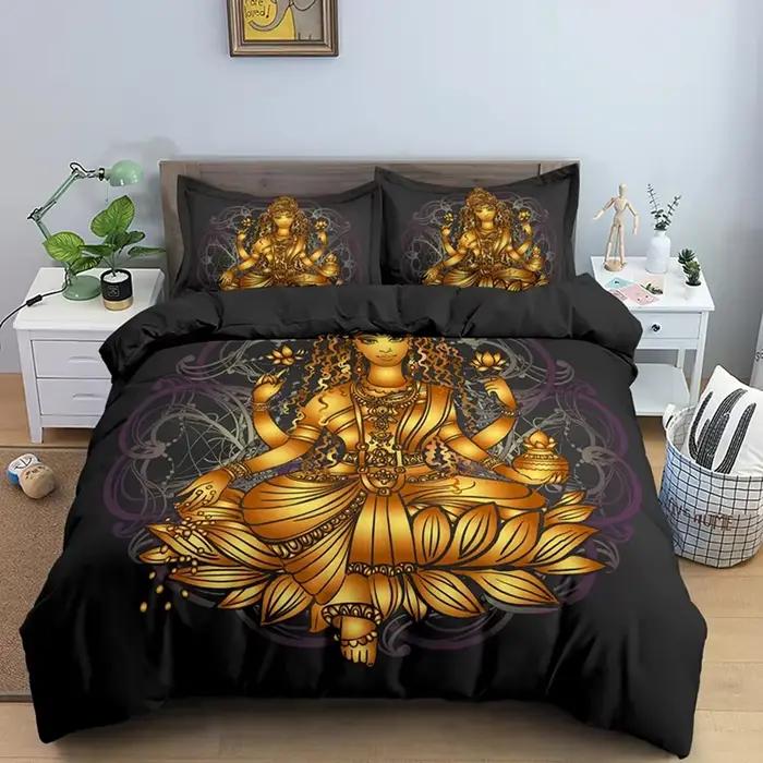 Parure de lit familiale bouddha