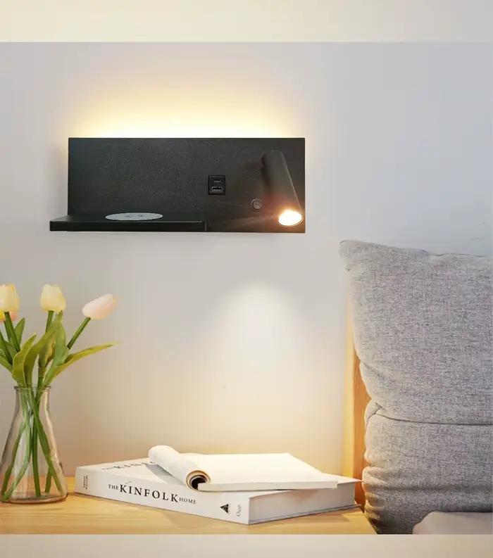 Applique de chevet avec projecteur 3W