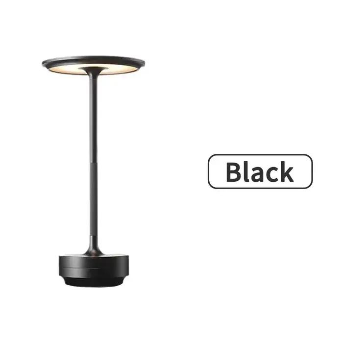 Lampe de table sans fil pour chambre à coucher, lampe tactile rechargeable par USB, lampe bougie cré