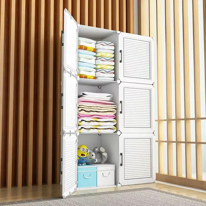 Armoires pliantes pour vêtements de grande taille, rangement d'épissure, Psychde placement de jouets