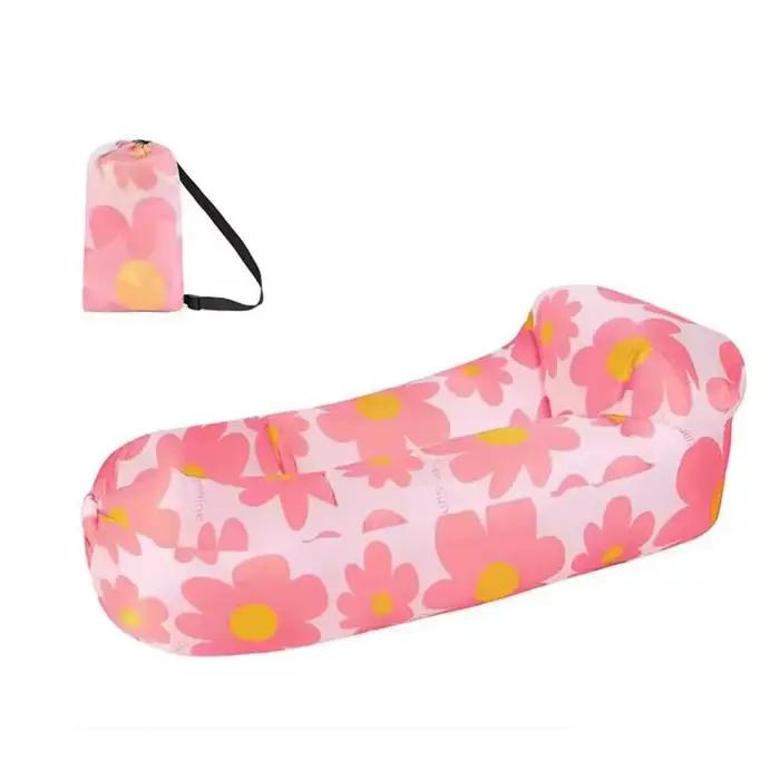 Matelas Gonflable Portable pour Chambre Parent-Enfant, Canapé-Lit Paresseux d'Extérieur pour Plage e