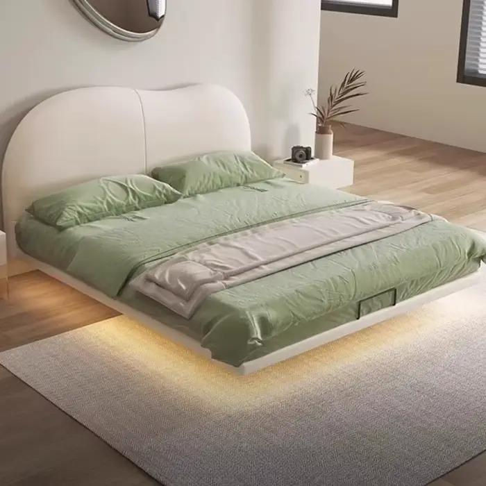 Armoires lampe de lit esthétique Unique Double princesse chambre lit têtes de lit salon Muebles Para