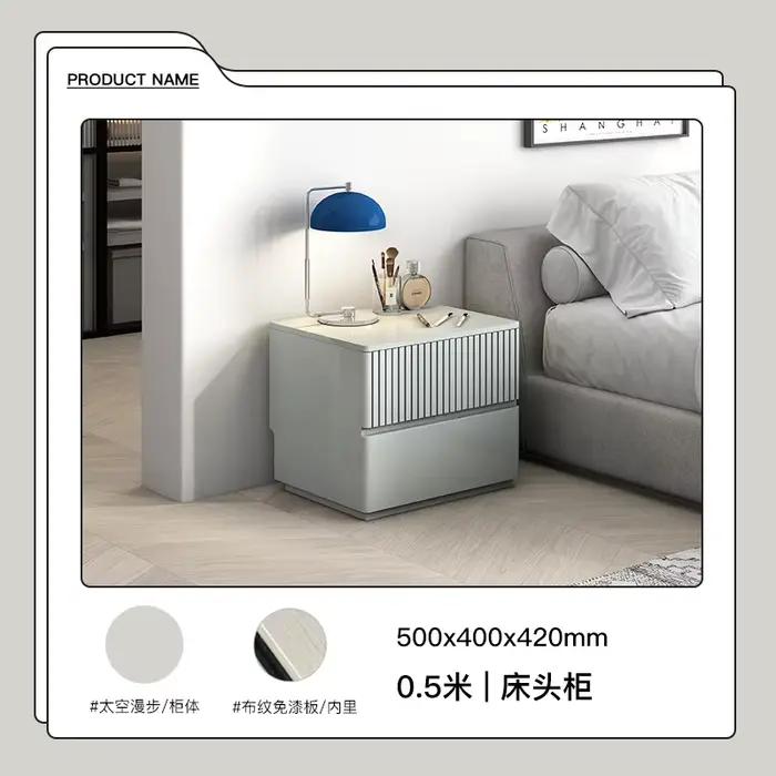 Chambre à coucher nordique Table De chevet rangement esthétique salon blanc Table De chevet armoire