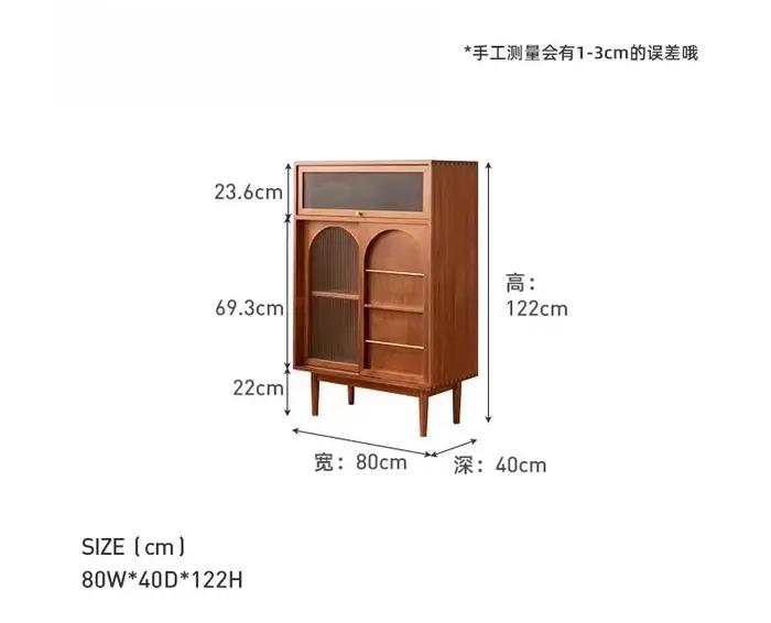 Armoire de rangement polyvalente, présentoir de chambre à coucher étroite, armoire nordique sur pied