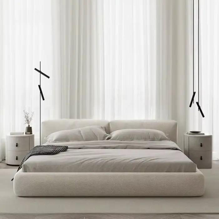 Tête de lit de luxe, ensemble de lit mignon