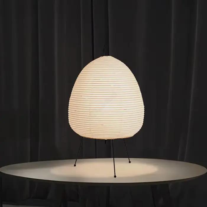 Design japonais Akari Noguchi Yong lampe de Table papier de riz lampe sur pied chambre décor à la maison étude salon Bar luminaires