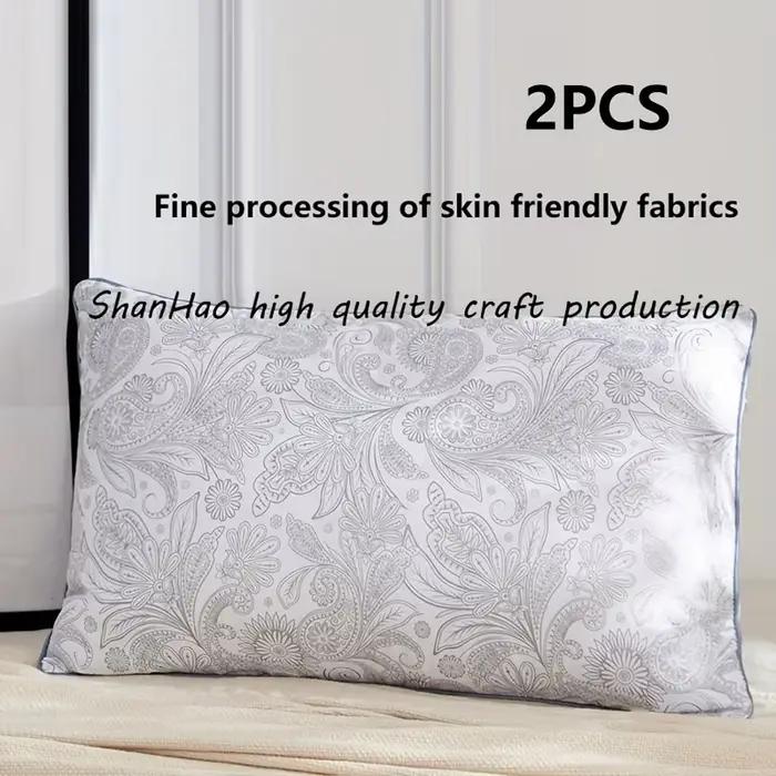 Oreiller de sommeil à motifs de texture brossée de haute qualité