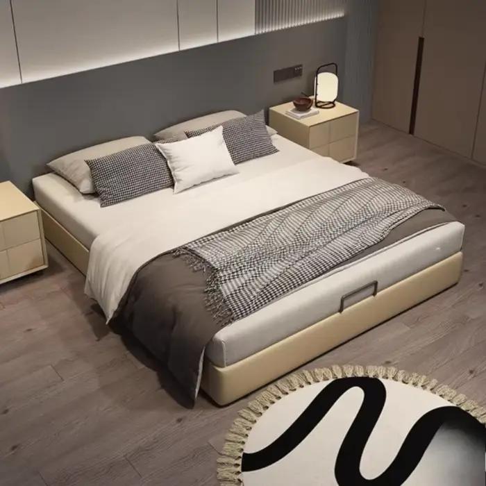 Esthétique 180x200 lit Double Unique dormir King Size cadre de lit tête de lit Muebles Para El Hogar meubles de maison décoration