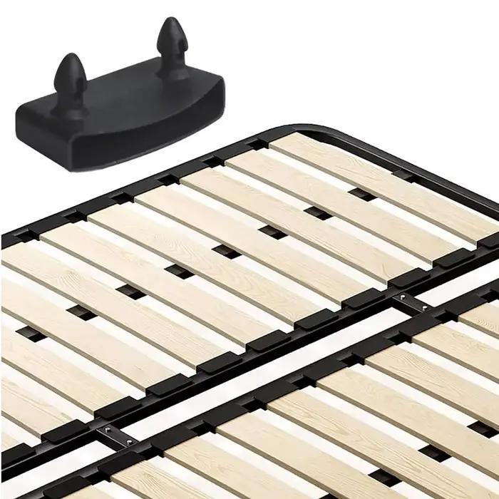 20 embouts de fixation noirs en plastique pour sommiers de lit