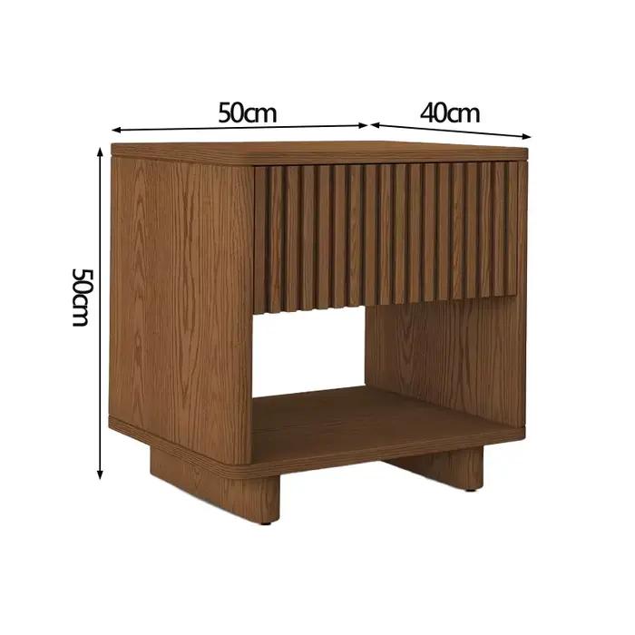 Table De chevet moderne minimaliste en bois