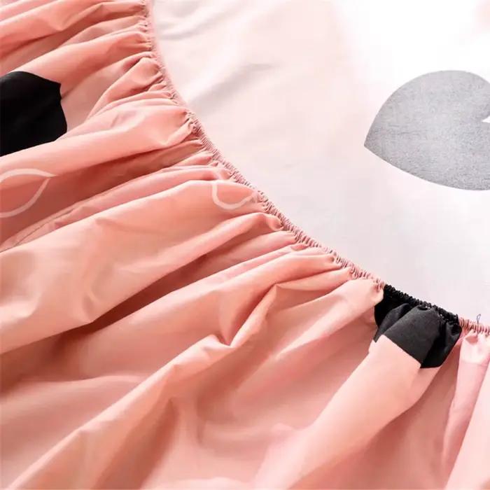 Housse de matelas imprimée pour lit, anti-poussière, protection intégrale, pour lits simples, doubles, queen et king size, 1 pièce, literie