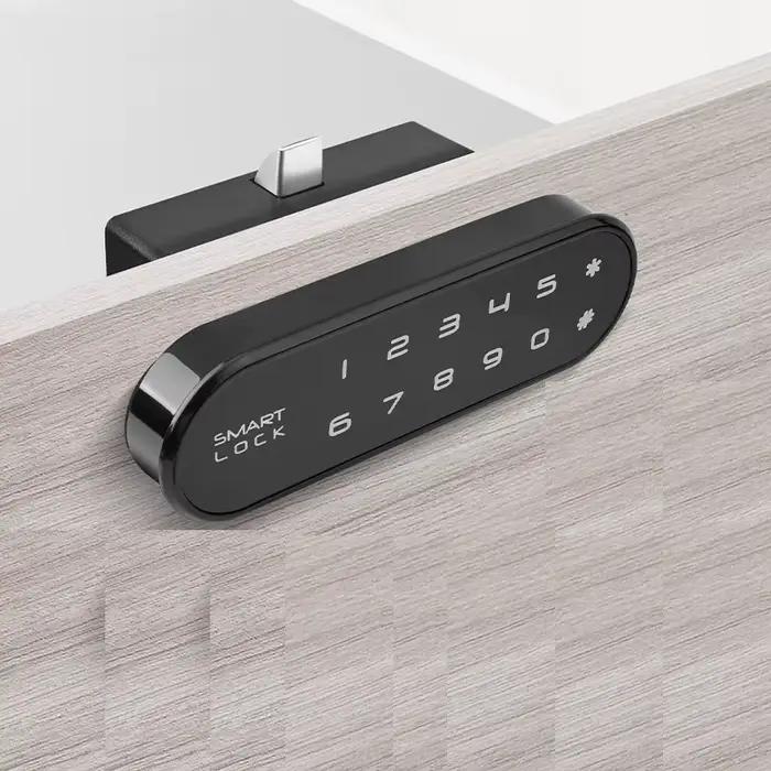 Serrure de tiroir d'armoire à mot de passe avec clavier tactile électrique