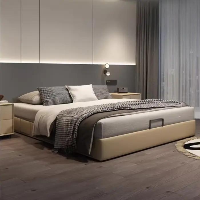 Esthétique 180x200 lit Double Unique dormir King Size cadre de lit tête de lit Muebles Para El Hogar meubles de maison décoration