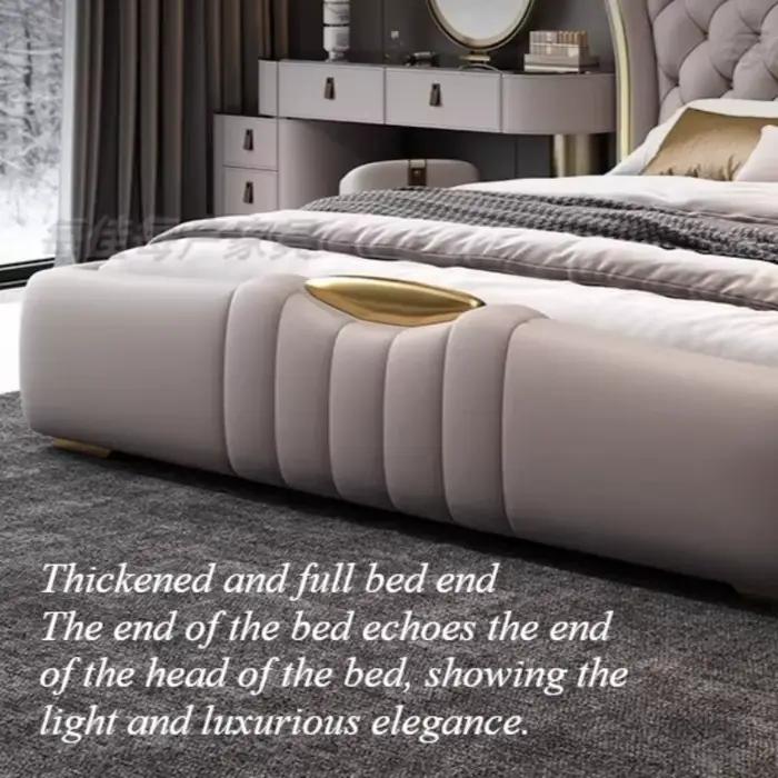 Lit Queen Size Moderne avec Rangement