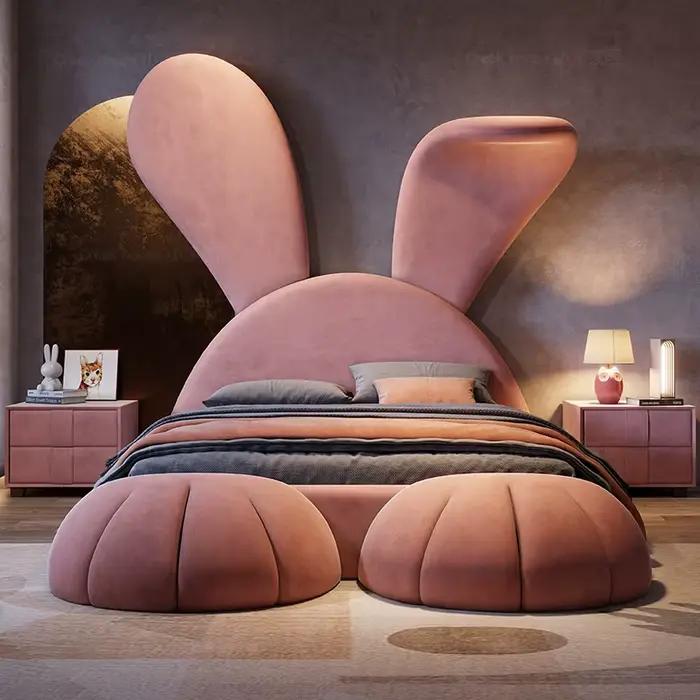 Queen Size lit Unique multifonction luxe filles dormir Design lit maquillage moderne Muebles Para dortoir meubles de maison