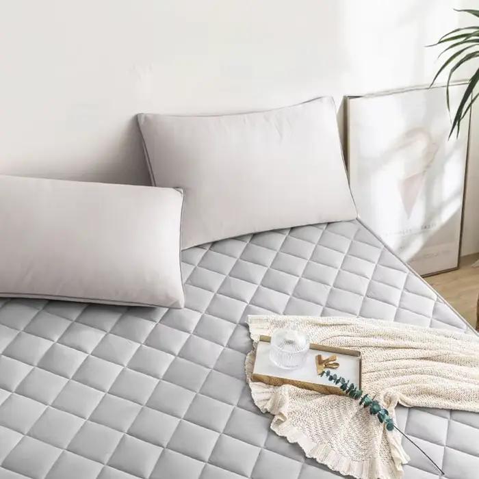 Protège-matelas à ultrasons, housse lavable avec bande élastique