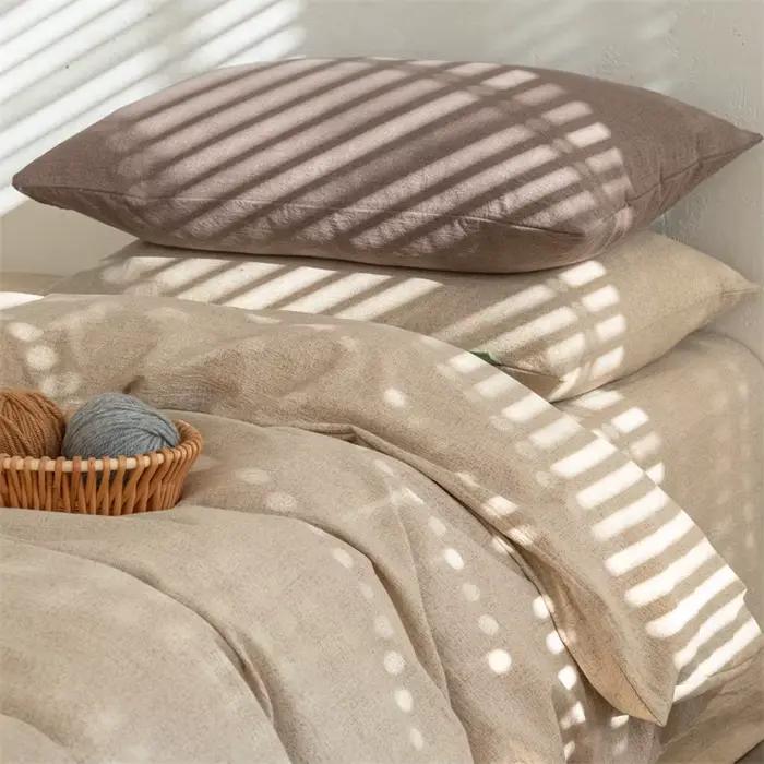 Parure de lit en lin lavé – Housse de couette