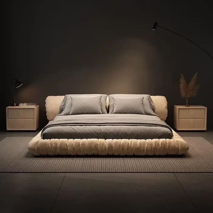 180x200cm cadres complets chambre lits doubles King Size sommeil