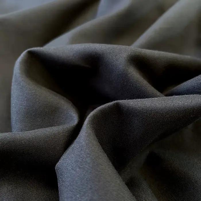 Parure de lit noire en coton lavé