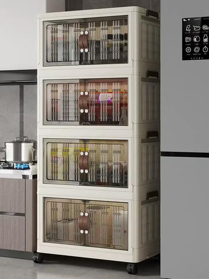 Armoire de rangement élargie et épaissie