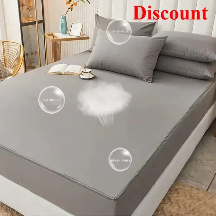 Housse de lit imperméable avec fermeture éclair