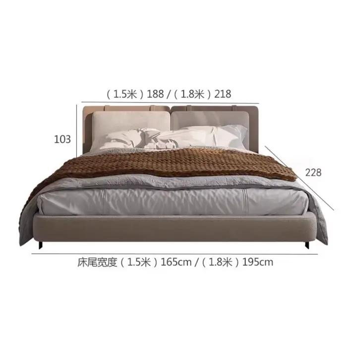 Tables de chevet modernes cadre de lit Queen Double têtes de lit rangement luxe Muebles Para dortoir meubles de maison décoration