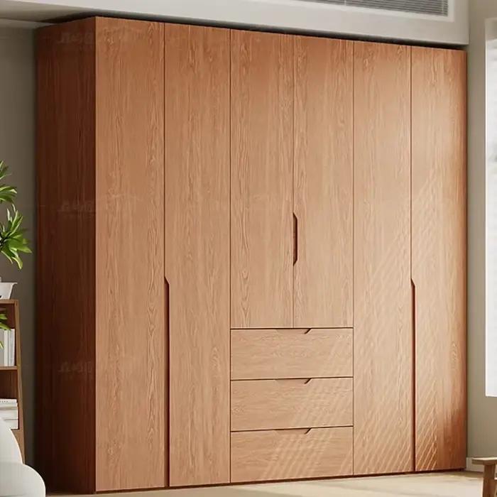 Armoire d'angle avec portes en bois
