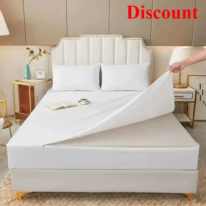 Housse de lit imperméable avec fermeture éclair