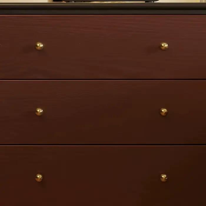 Table de chevet de bureau à tiroirs, design moderne, table basse étroite, commode noire pour chambre, meubles vintage