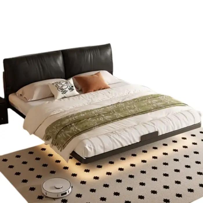 Tables De chevet têtes De lit Multifonction Unique cadre De luxe lit King dormir Camas De Matrimonio dortoir meubles De maison