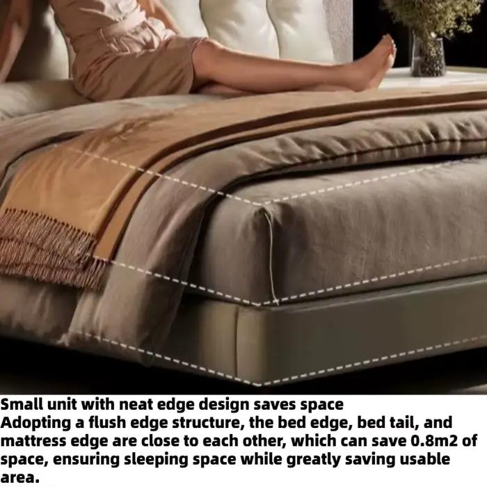 Lits de chambre king size 200x220cm et cadres de lit double