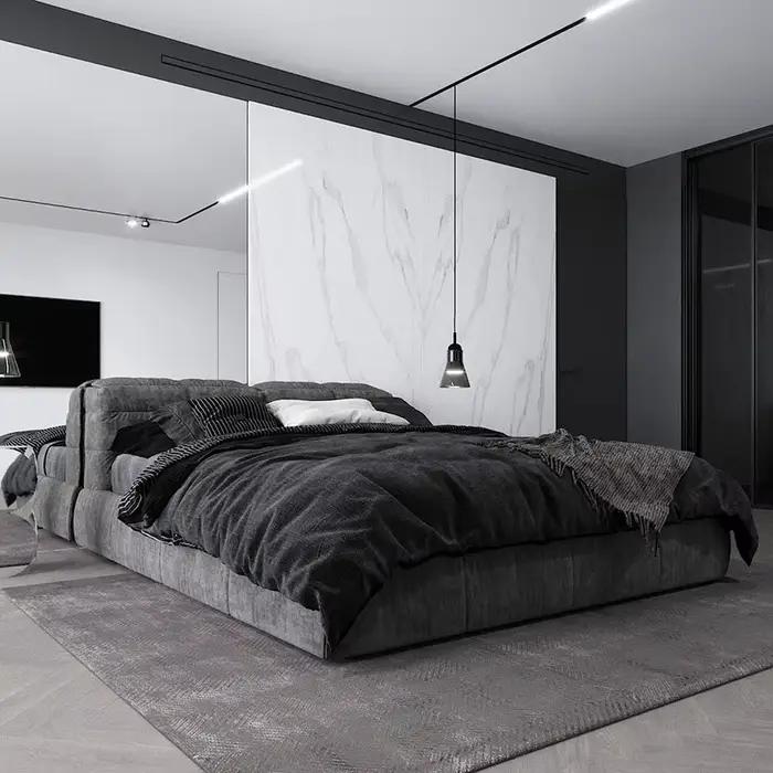 Lit simple de luxe 180x200