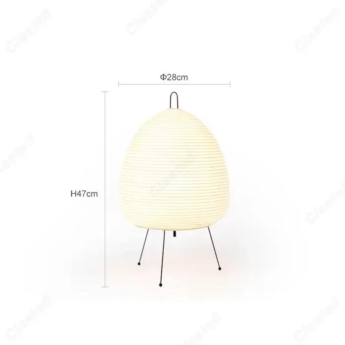 Design japonais Akari Noguchi Yong lampe de Table papier de riz lampe sur pied chambre décor à la maison étude salon Bar luminaires