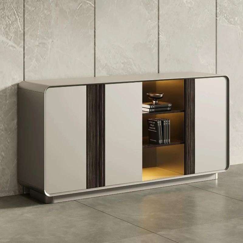 Meuble de Rangement de Bureau Simple et Moderne, Luxe Léger, Armoire de Classement Premium, Armoire à Documents, Étagères à Fentes, Mobilier de Bureau