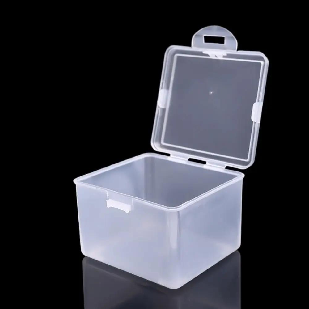 Boîte de Rangement Polyvalente en Plastique de Forme Rectangulaire avec Couvercle, Conteneur Transparent pour Petits Objets, Bijoux, Bande de Sauna