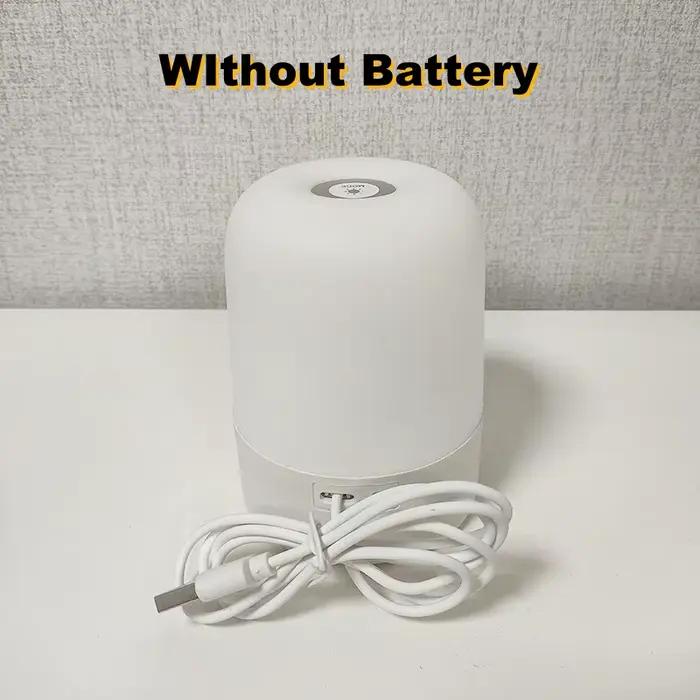 Veilleuse tactile rechargeable 3 couleurs sans fil, lampe de chevet pour chambre de bébé, veilleuse