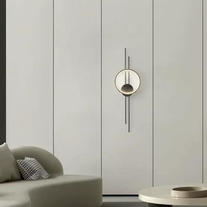 Applique murale LED en cuivre avec variateur de température