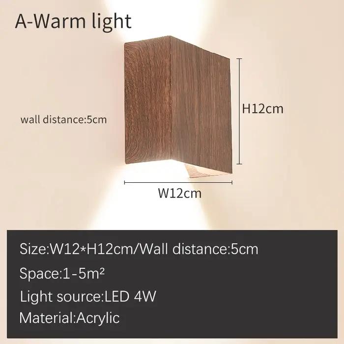 Applique Murale LED Moderne en Métal pour Couloir et Chambre à Coucher, Lumière Blanche Chaude et Brillante