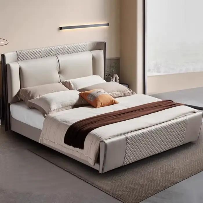Plate-forme lit de couchage enfants cadre bébé reine lit Double moderne Massage beauté européen Simple en bois Beliche Salon meubles