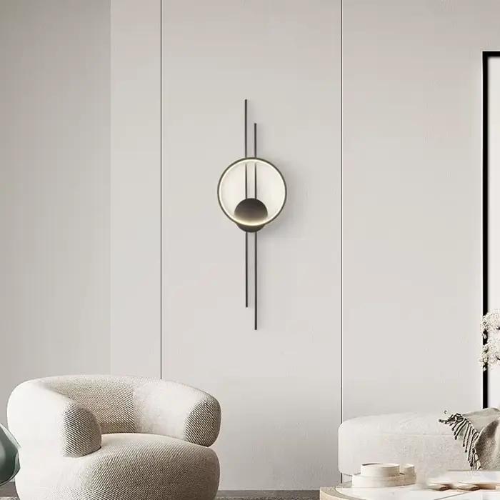 Applique murale LED en cuivre avec variateur de température